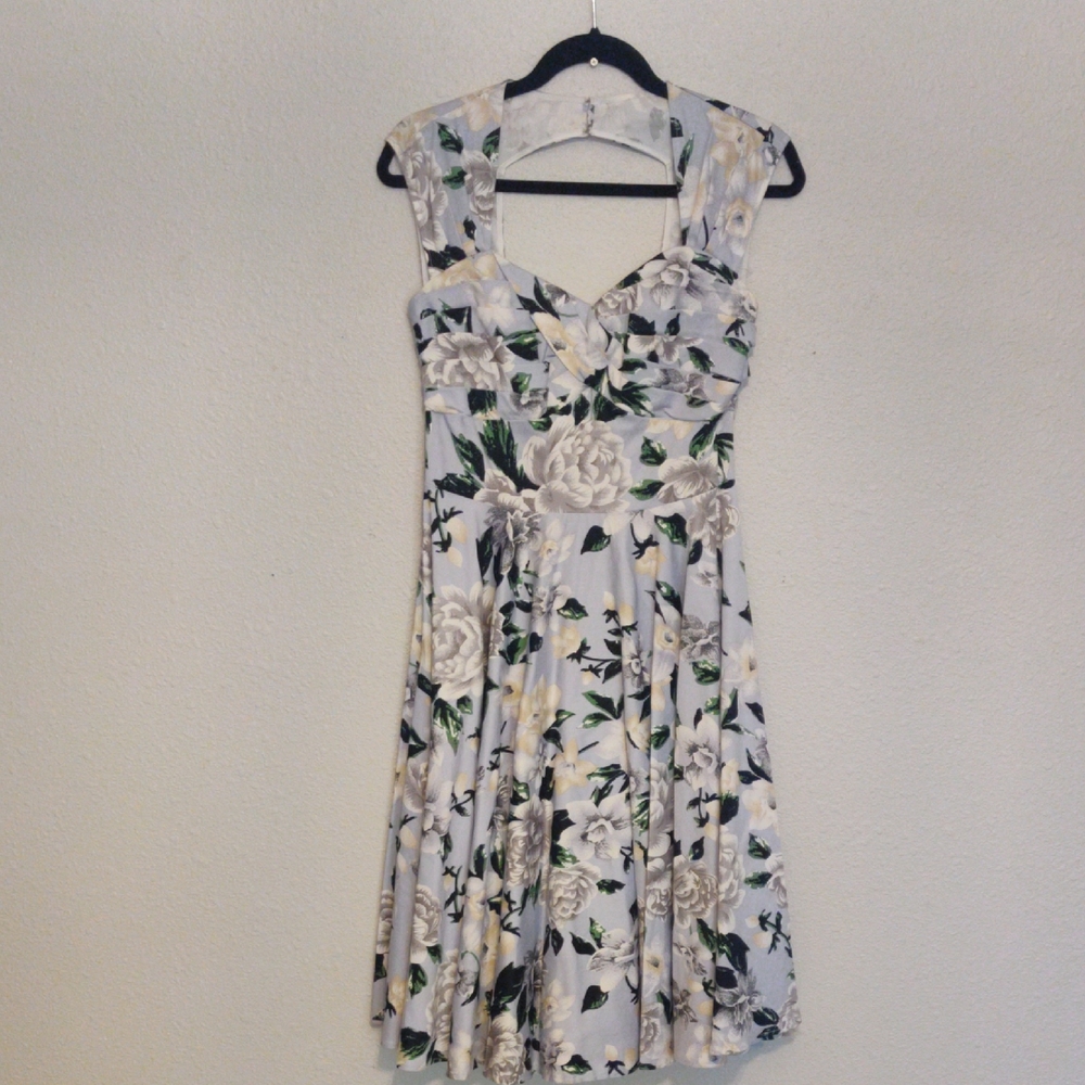 Spring/Easter Floral Sleeveless Dress